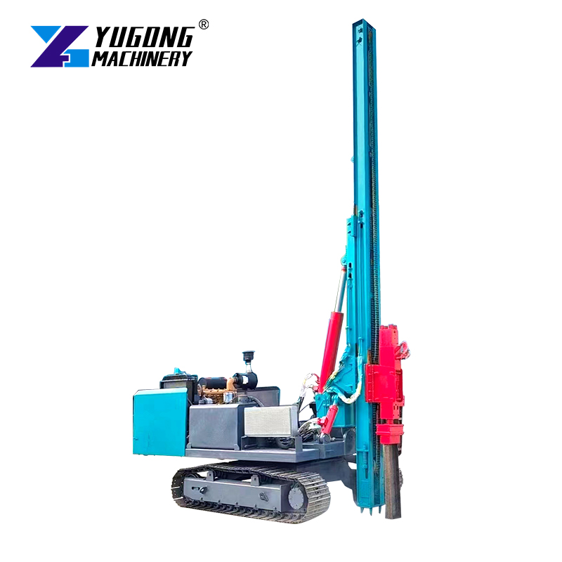 Photovoltaic Piling Machine Solar Pile Driver Utility Scale Solar Park Installation Hydraulic Powered Crawler