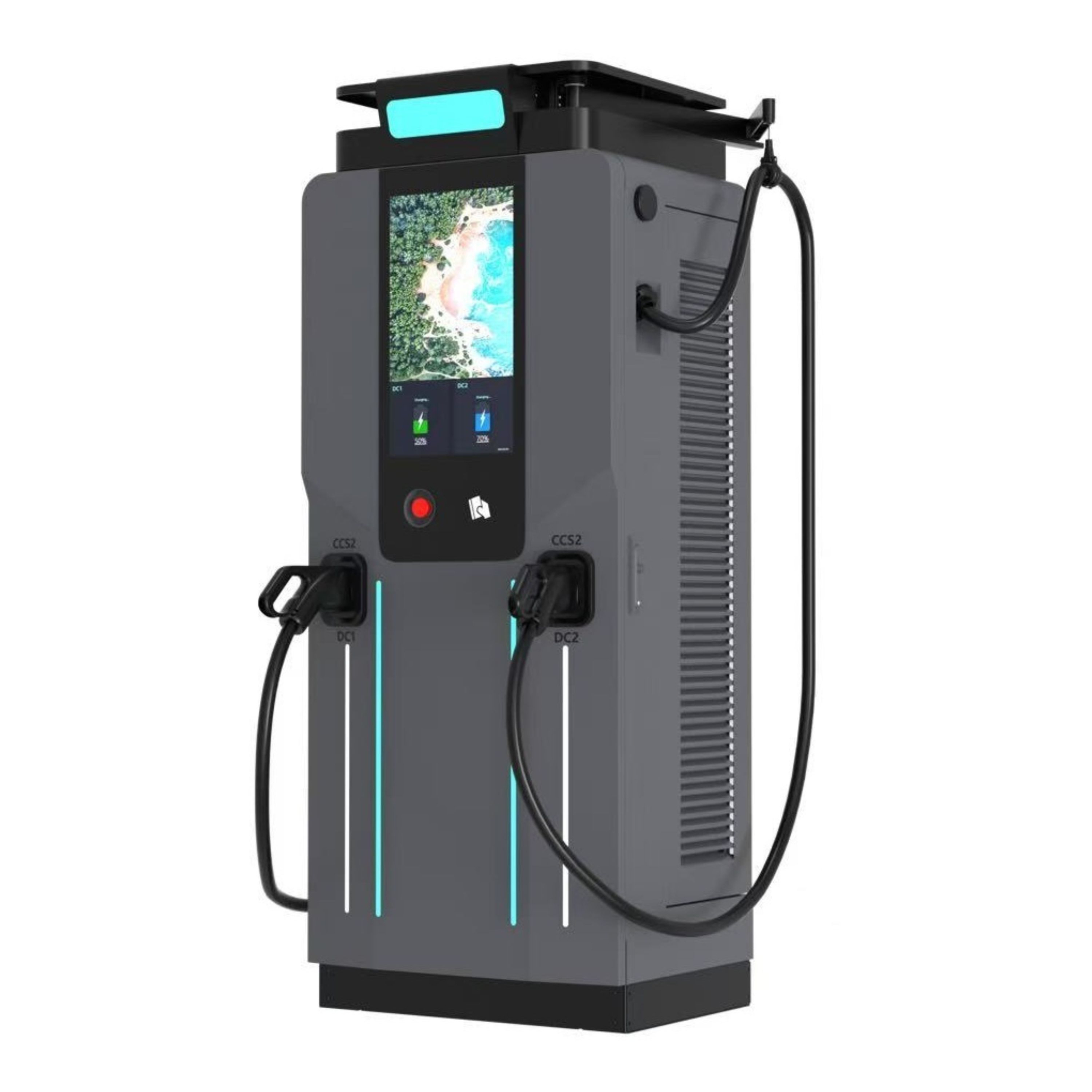 All-in-One Solar Storage Charging Station 120kW 150kW with Battery Integration for Off-Grid Applications Quick Charger for EVs