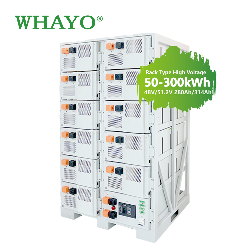 Whayo Industrial Solar Energy System 50kW 100KW Commercial Industrial Three Phase Hybrid Solar Power Plant for Projects Use