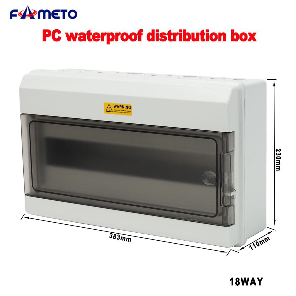 FPC18 Small Photovoltaic Distribution Box 250A IP65 380V Grey+Transparent Indoor/Outdoor Power Equipment