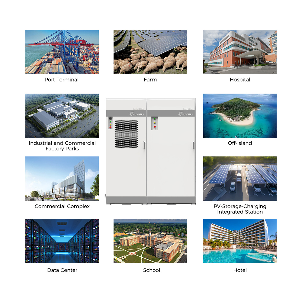LVFU Factory Customized 261KWh solar farm/Island/Hotel system 1mw industrial solar energy system