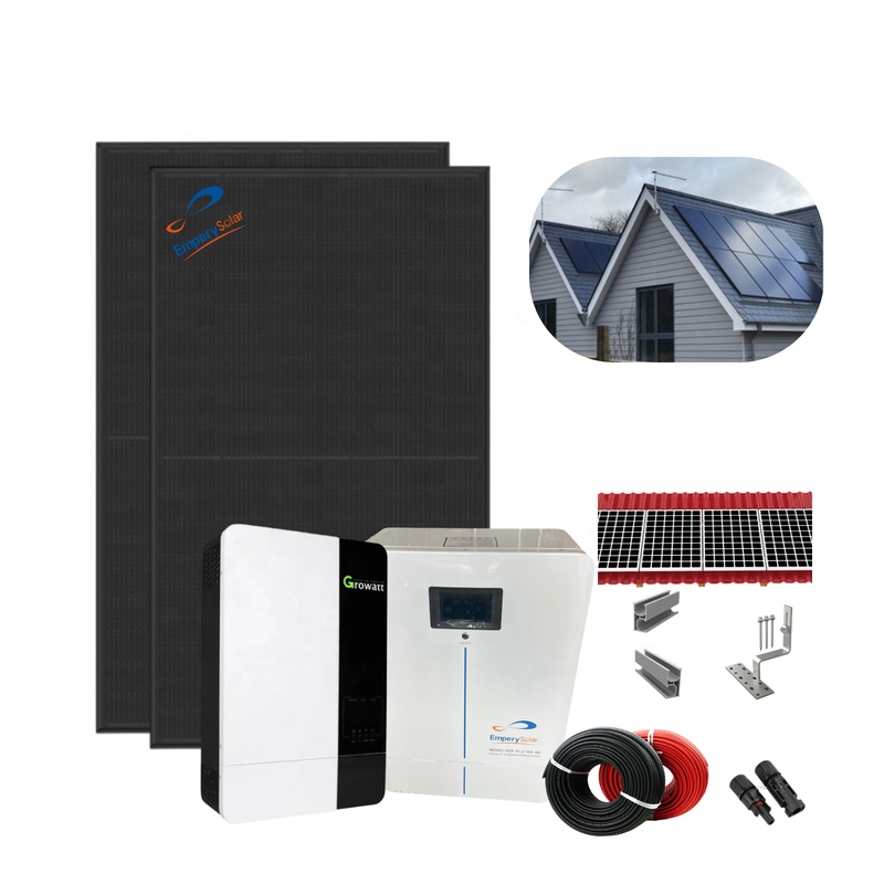 10 kW Home Off-Grid PV Solar Energy System Renewable Energy Clean Energy