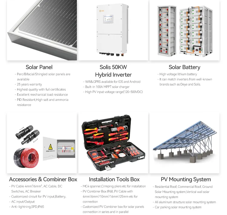 Reliable 50kw Three Phase Hybrid Solar Power Solution