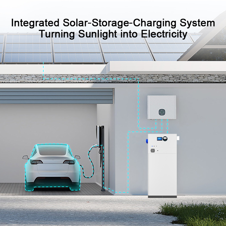 Olink Solar EV Charging Station with Battery Grid Hybrid | Auto Switching | Peak Load Shaving | PV Priority | App Smart Control