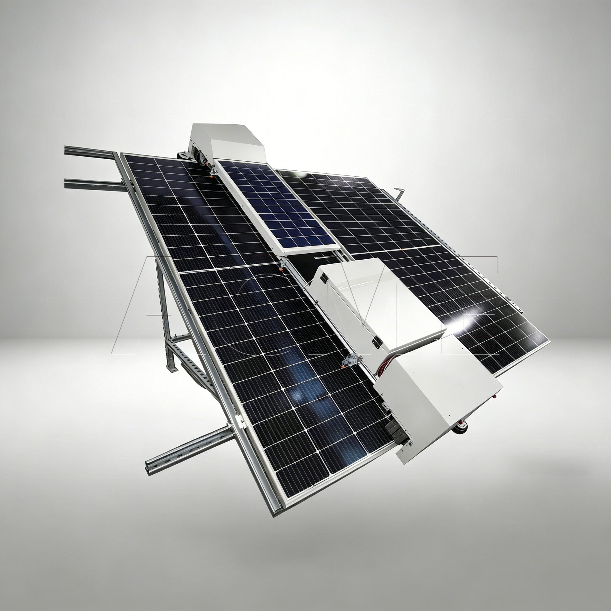 Solar Photovoltaic Cleaning Robot Hanging Cleaning Machine for Large Scale Solar Power Projects