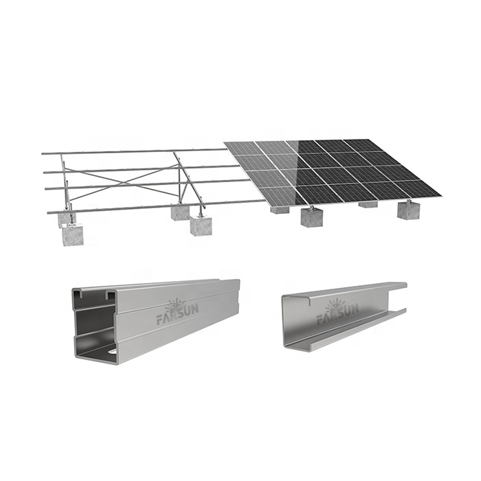 FarSun Mounted Solar Panels Ground Mounts Steel Structure Solar