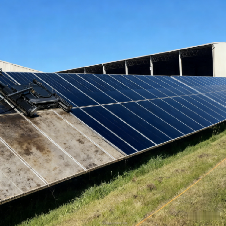 High Efficiency Photovoltaic Cleaning Solution Solar Panel Cleaning Robot