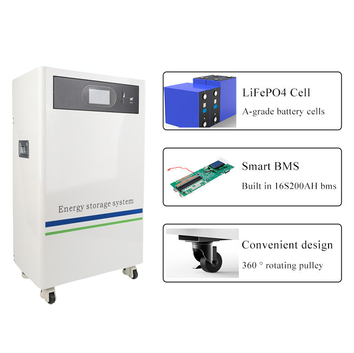 Smart Household Solar Emergency Power 15KWh 51.2 V 280Ah 314Ah Lithium Battery High Compatibility Backup Storage System Battery