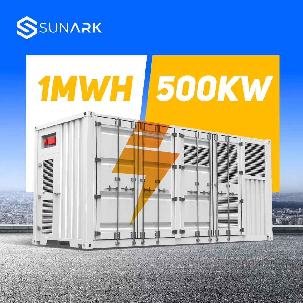 Sunark Oem BESS Lithium Battery Storage Container 100Kwh 200Kwh 500Kw 1MW Solar Energy Storage System For Industrial Use