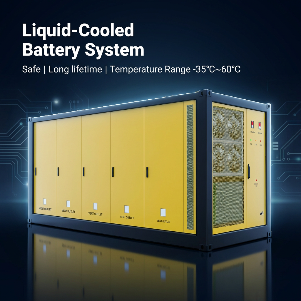 SCU SCU 4MWh Liquid-Cooled BESS for Utility-Scale Solar High-Efficiency LiFePO4 Containerized Battery Energy Storage Solution