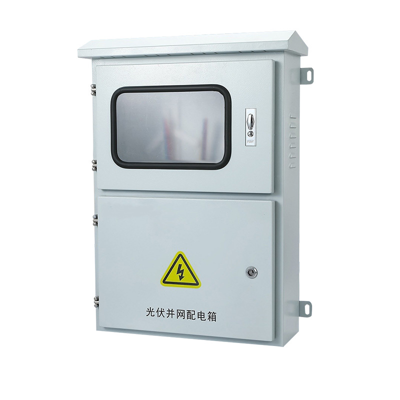 Photovoltaic Grid-Connected Three-Phase Solar Distribution Box Complete Set Plastic-sprayed Metering Cabinet 5KV-50KV Voltage
