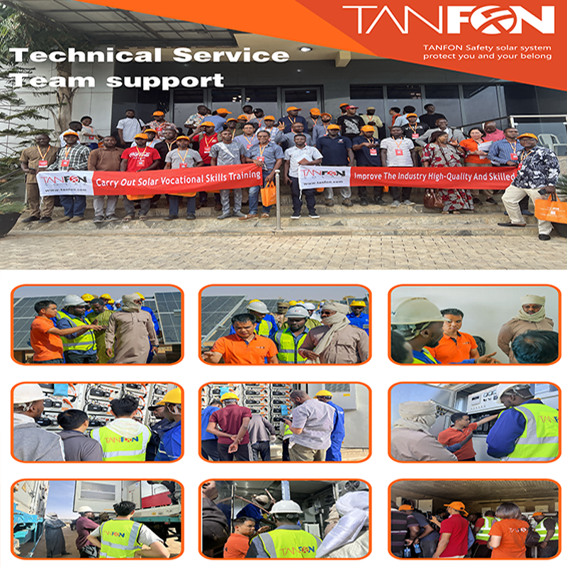 Tanfon Industrial Hybrid Solar Energy System Kit 30Kw 50Kw Hybrid Complete 50 kw Hybrid Solar Power System