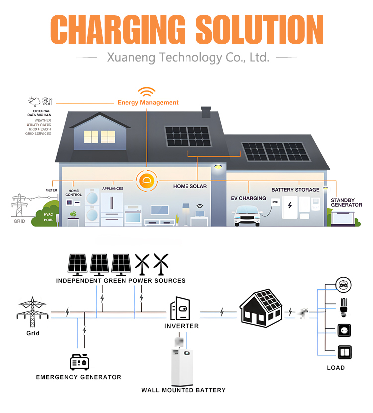 Plug-and-Play Split 51.2V 314Ah 16KWH Smart CAN Home Battery All-in-One for Solar Backup Power in European Villas