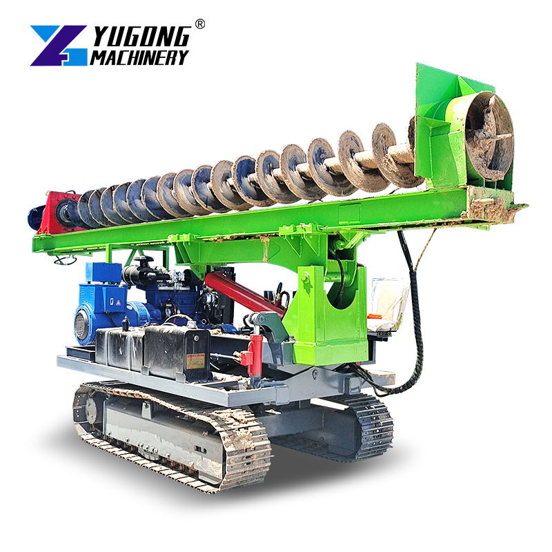Photovoltaic Piling Machine Solar Pile Driver Utility Scale Solar Park Installation Hydraulic Powered Crawler