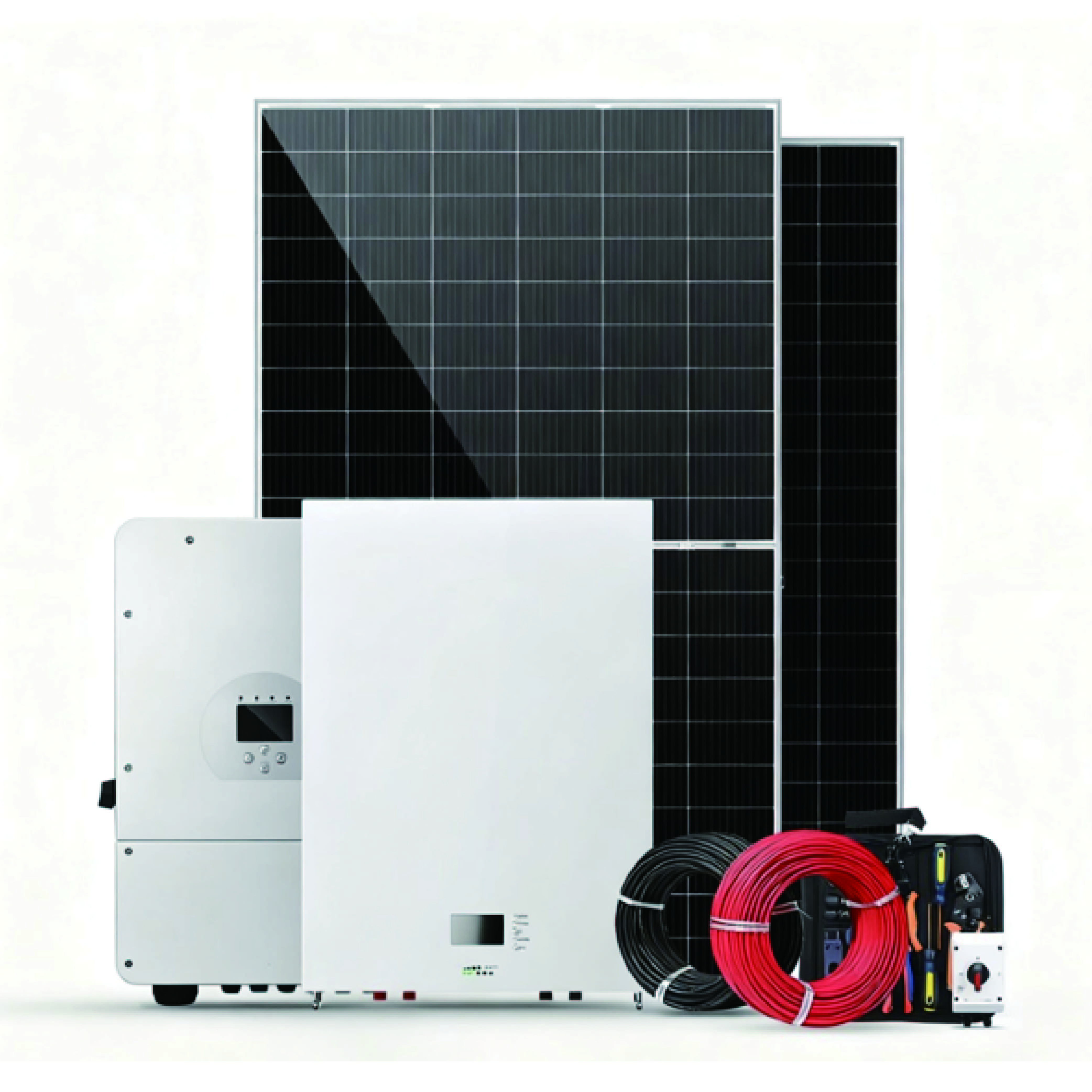 High-Efficiency 30KW Advanced Energy Management System Commercial Hybrid Solar System Integrated Lithium Battery Smart Inverter
