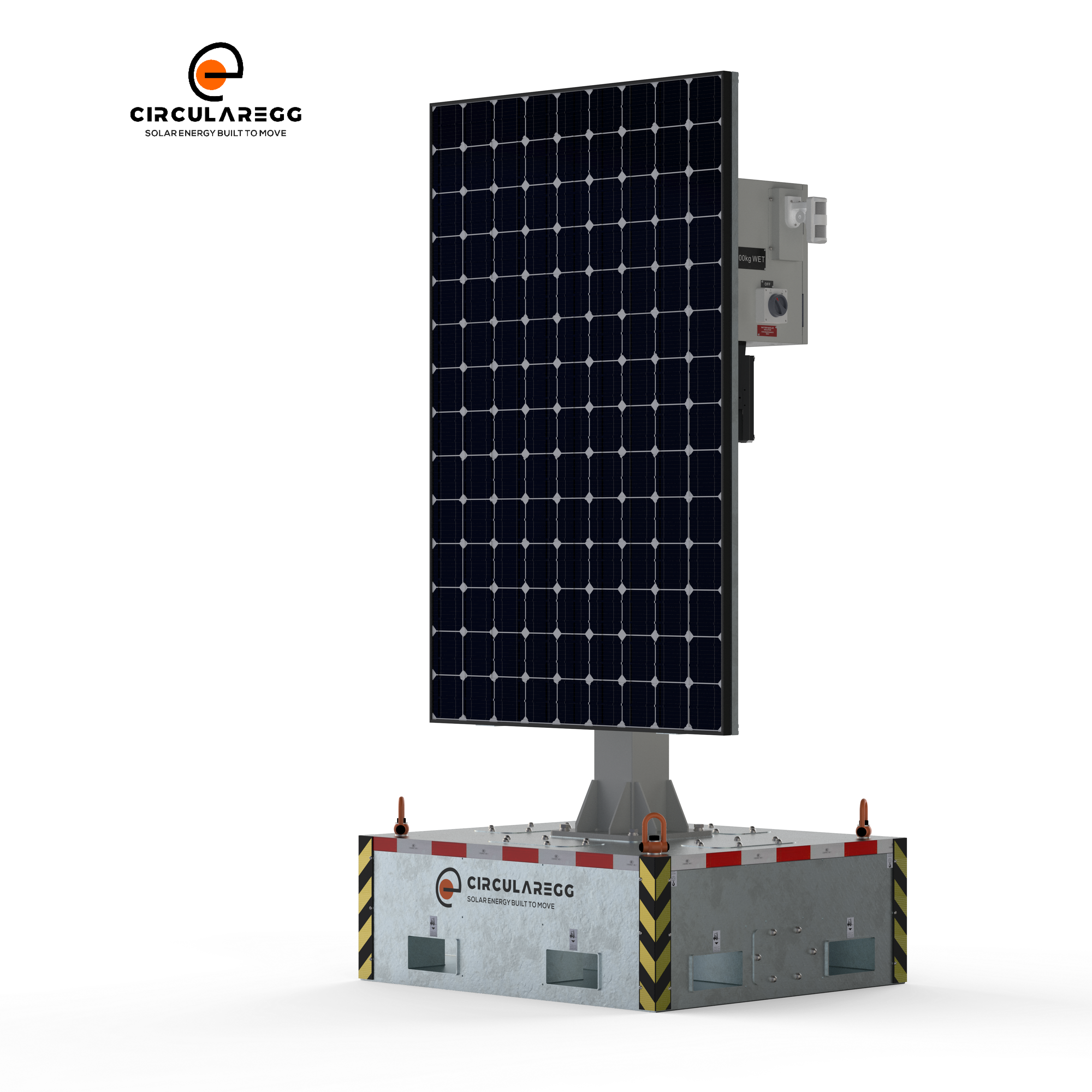 In Stock Solar Light Tower GD460L 120W LiFePO4 Battery 32 Hours Work Time For Post-Disaster Construction