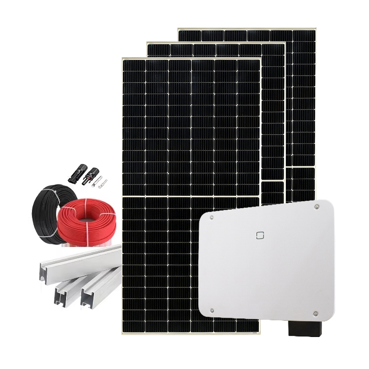 5kw-25kw Residential Hybrid Battery Solar System 10kw 15kw 20kw Single Three Phase on off Grid Tied Solar Power Energy System
