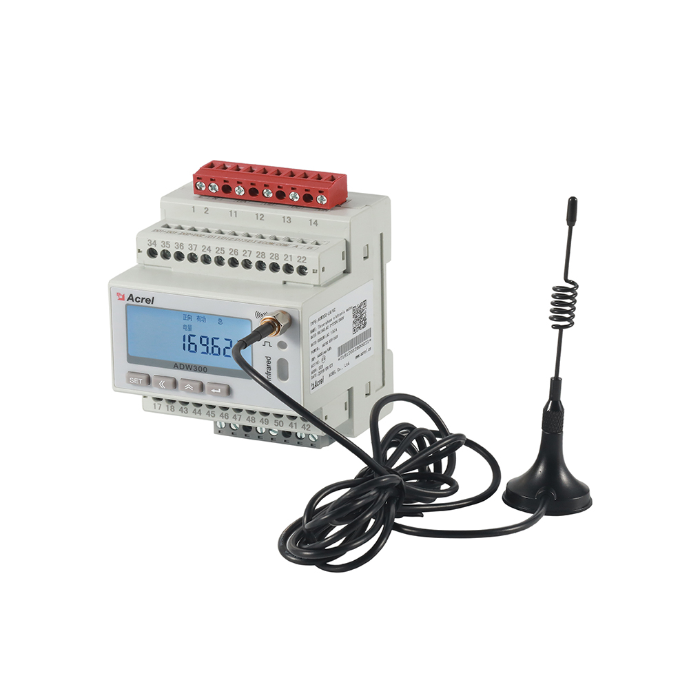 Acrel ADW300 AC Energy Metering 3 Phase Energy Meter Remote Monitoring For Energy Management Support WiFi 4G Lorawan