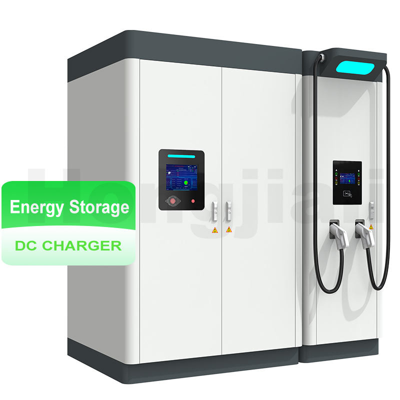 High Quality Fast Charging All-In-One Integrated Photovoltaic Power Energy Storage System EV Floor-Mounted Charging Stations