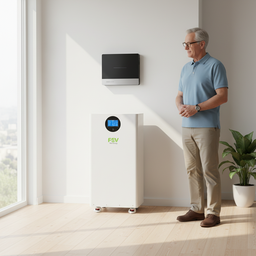 16kWh Intelligent Energy Management LiFePO4 Battery Smart Home Solar System