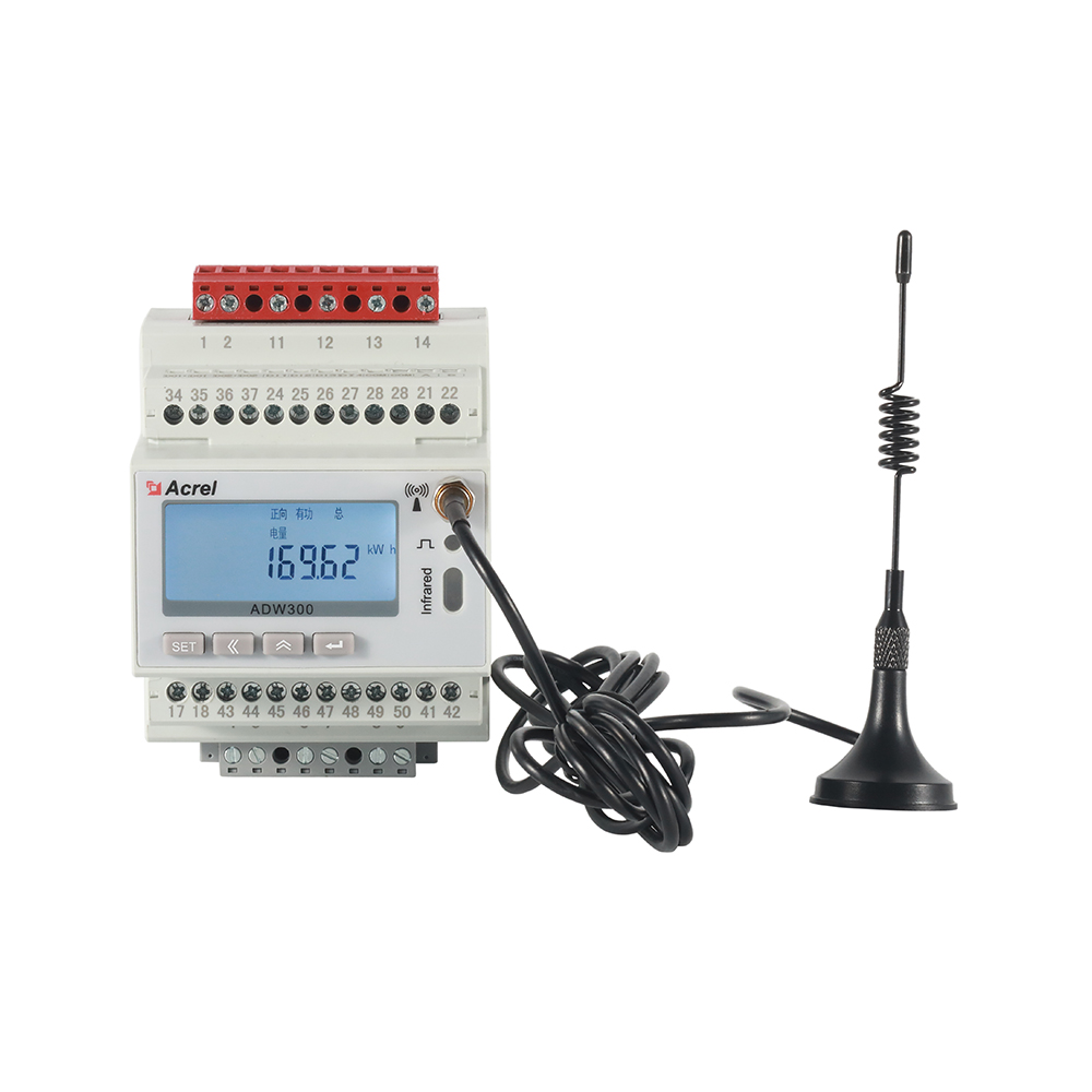 Acrel ADW300 AC Energy Metering 3 Phase Energy Meter Remote Monitoring For Energy Management Support WiFi 4G Lorawan