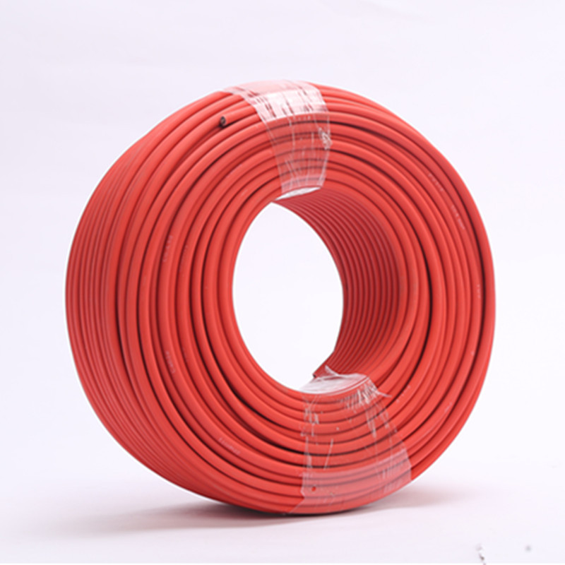 Halogen Free HuaCable XLPE Black Solar Cable Insulation PV1-F 1.5mm 2.5mm 4mm 6mm 16mm 25mm 35mm Solar Pv Cable 6mm2 10mm2