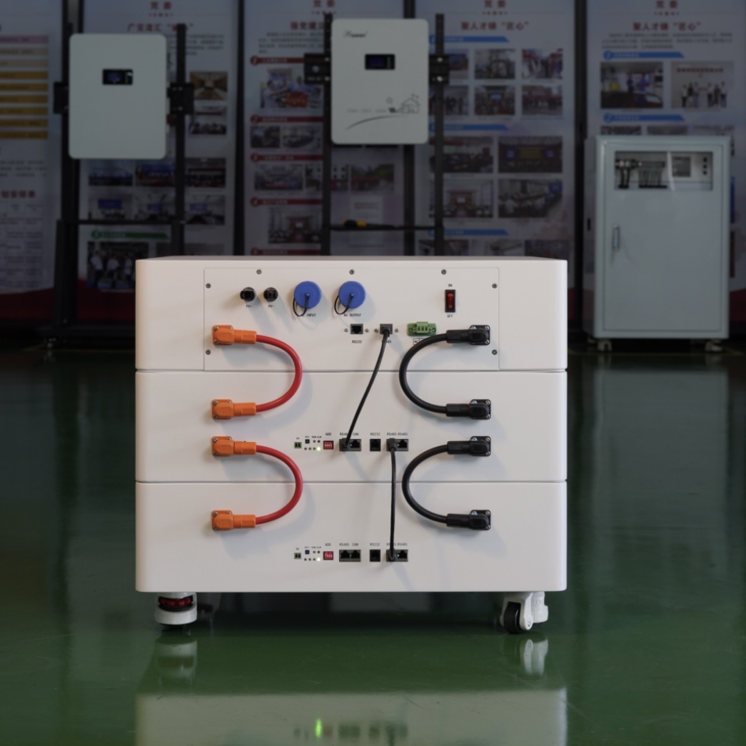 E-Nice All-In-One 51.2V 200Ah 10.24kWh LiFePO4 Stackable CAN Hybrid Grid/Off-Grid Solar System Home Energy IP60 BMS 5-20KW MPPT
