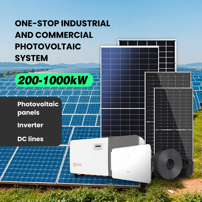 Commercial 200-1000KW Solar Energy System for Business Factory Complete Solar Power Solution with High ROI Durability