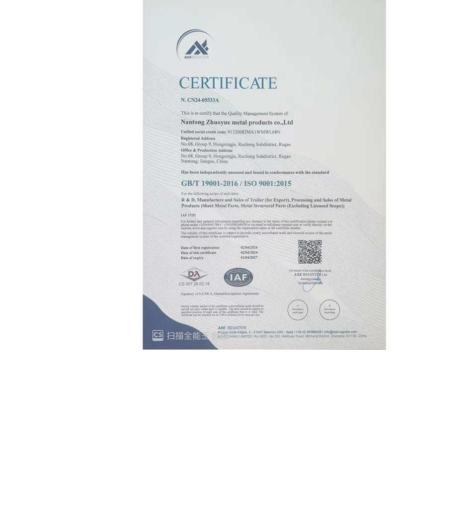 ISO Certification