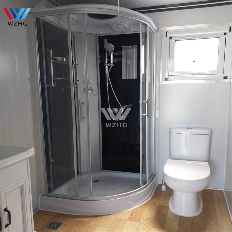 Shower Cabin Multiple Modular Home Solar Folding Container Home Bathroom Kitchen Prefab House