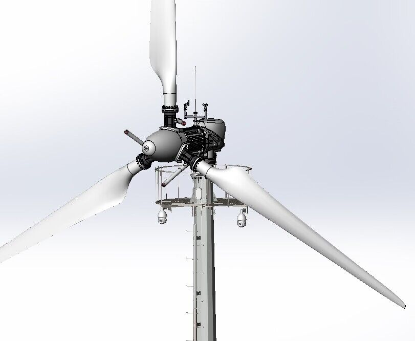 Ane Professional Wind Power Grid System Solution for Electric Shortage of Island, Village