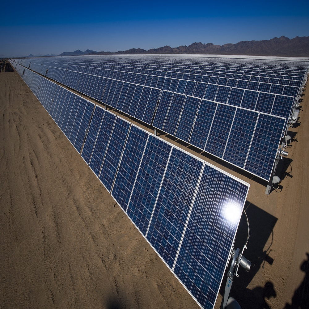 Utility Scale 5mw Industrial Grid Connected Solar Energy System