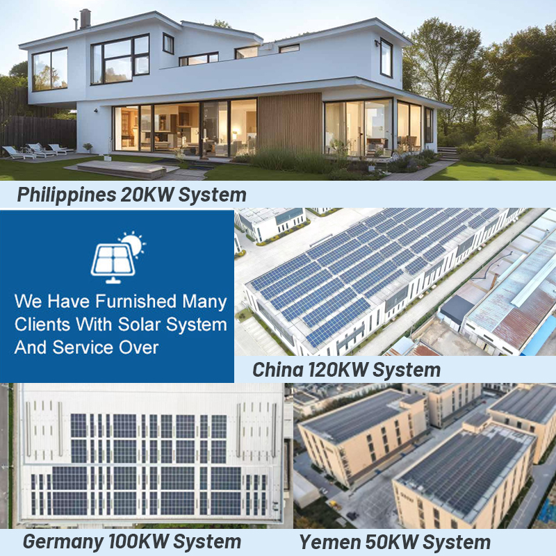 Solar Panel Complete Kit Solis 5KW 8KW 10KW 15KW 16kwh/Day Home Battery Systems Lifepo4 Solar Battery Solar Energy System