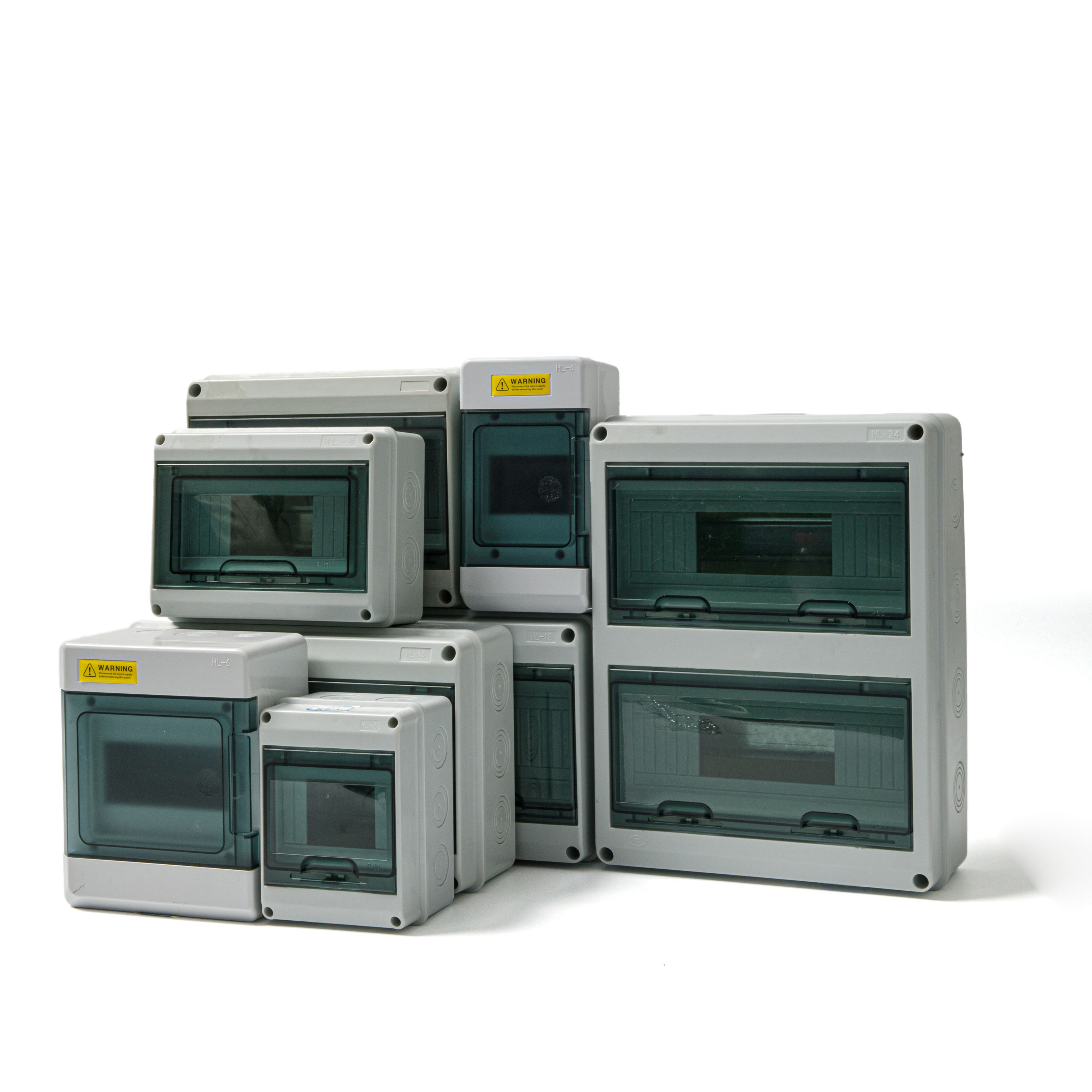5-24 Way Industrial Modular ABS Waterproof IP65 Enclosure Box Various Models Solar Power Distribution Equipment for Various