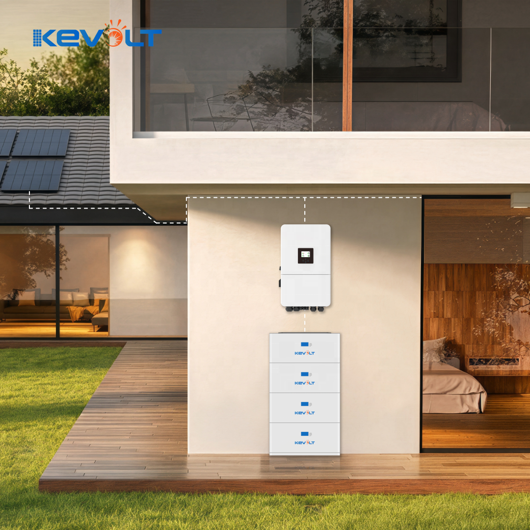 KEVOLT Hybrid Solar System 5kW 10kW 15kW 20kW 50kW Off Grid Solar Power System Complete Kit Solar Energy System for Home