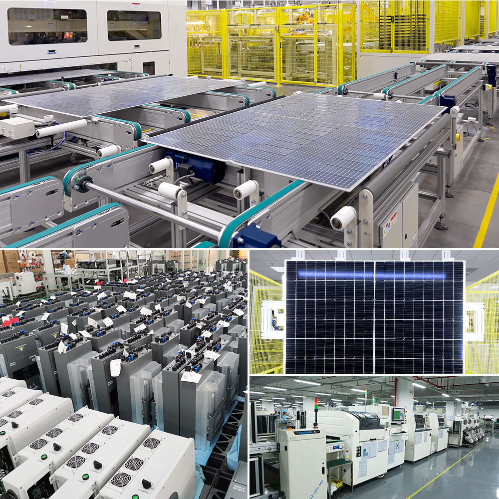 Complete Hybrid Solar Energy System 3 Phase 5Kw 8Kw 10Kw 48V on Off Grid Hybrid Solar Panel Power System for Home