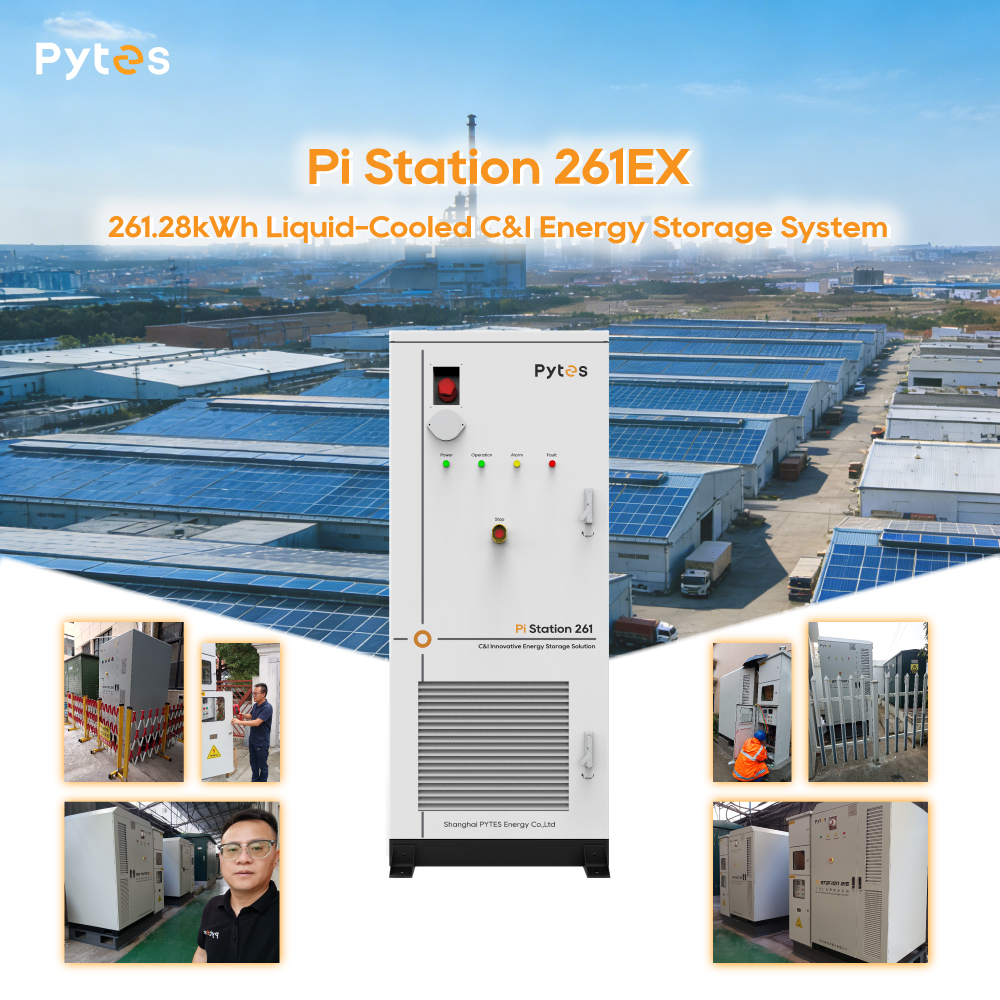 Pytes 261kWh 125kW Solar Energy Storage System 650V 949V for PV Integration