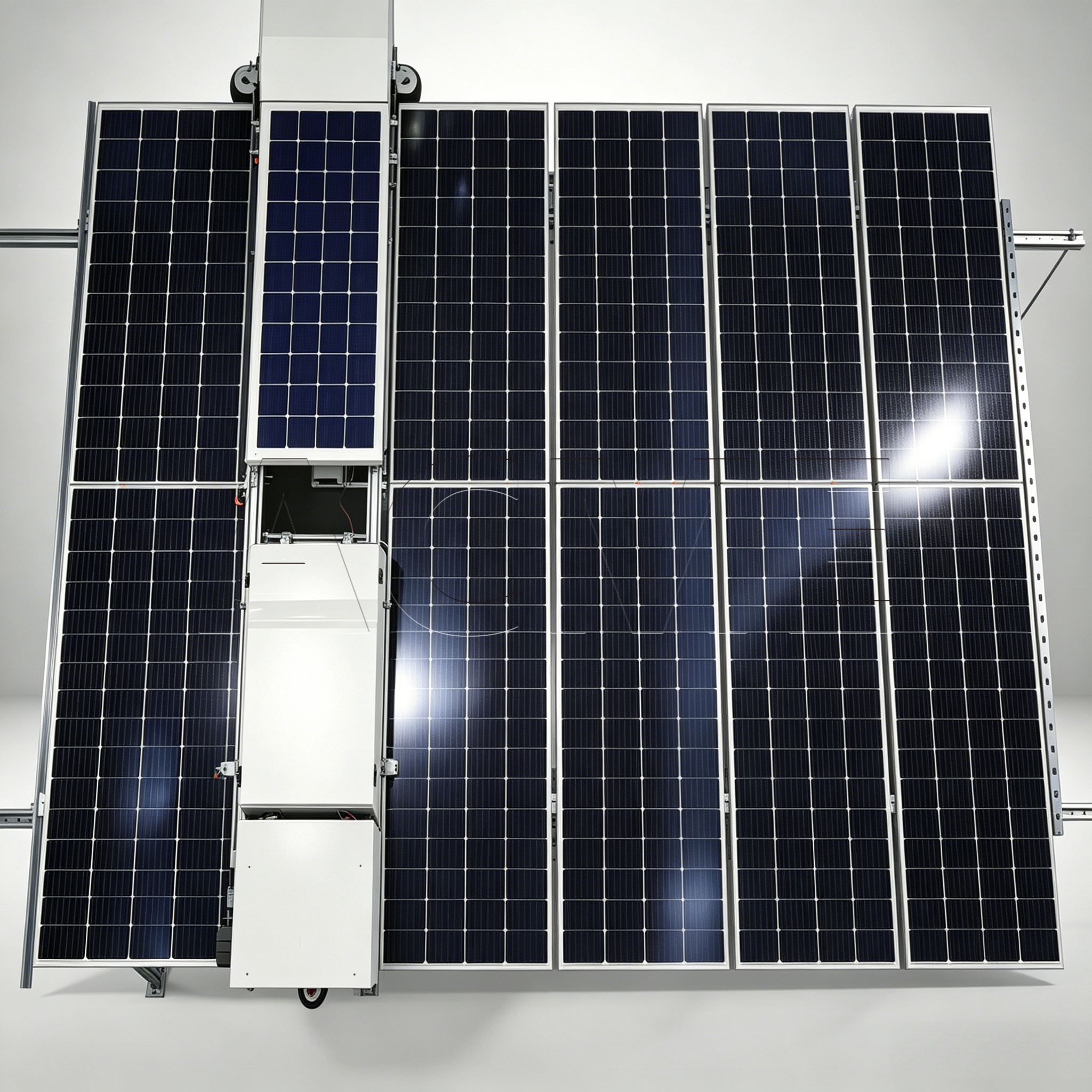 Solar Photovoltaic Cleaning Robot Hanging Cleaning Machine for Large Scale Solar Power Projects