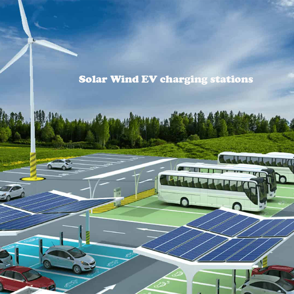 EV Charging Infrastructure Renewable Energy Charging Station Solutions PV Solar System + Energy Storage + EV Charging Station