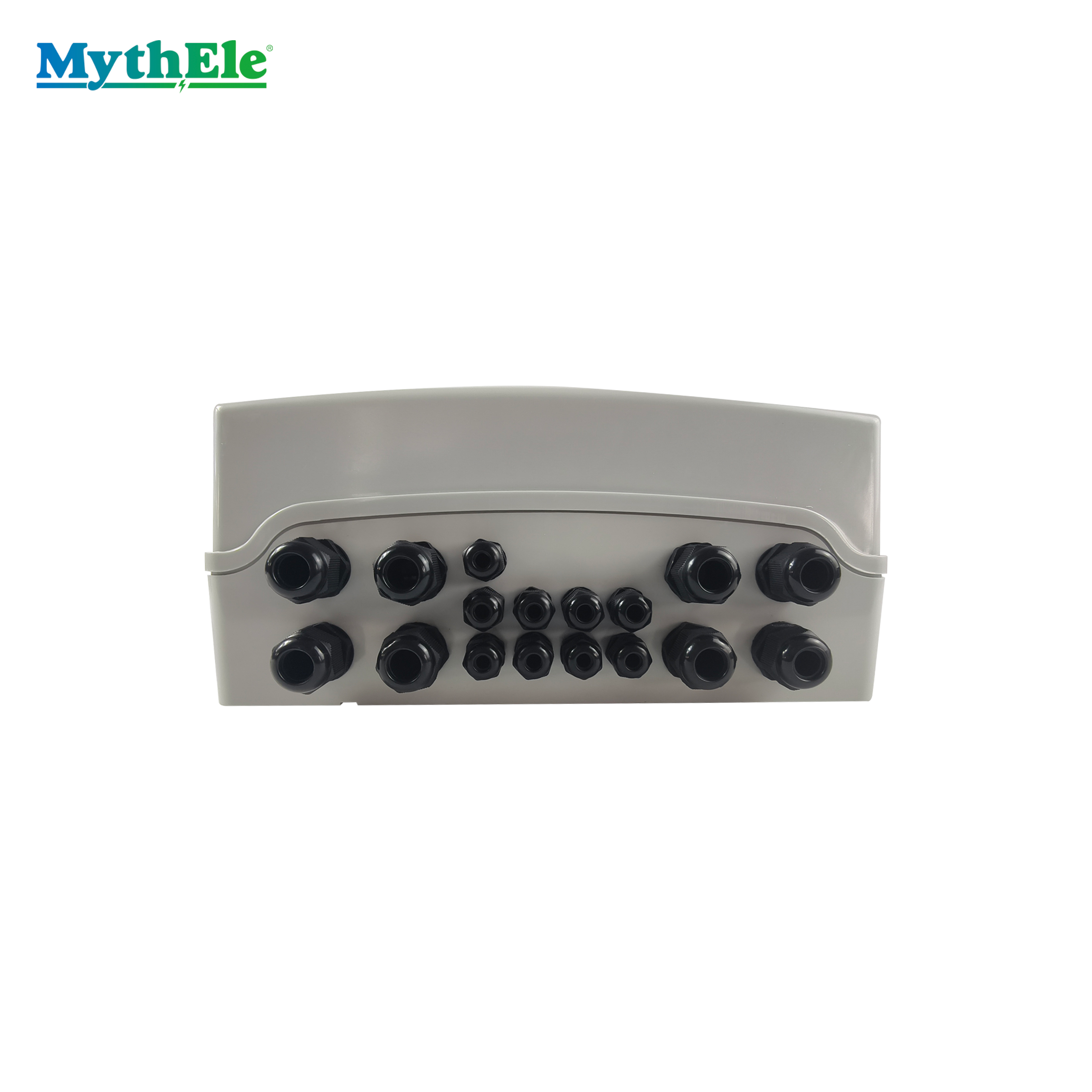 MythEle AC DC Solar PV Combiner Box 2 Input 2 Output Waterproof Distribution Box for Photovoltaic System