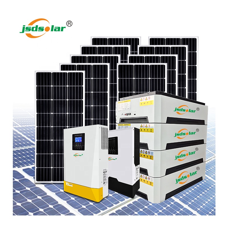 Hot Sale Jinsdon Solar Systems Complete 5kw 10kw 15kw off Grid 10 kw Solar Panel System 10kw Grid Tie Solar Systems for Home