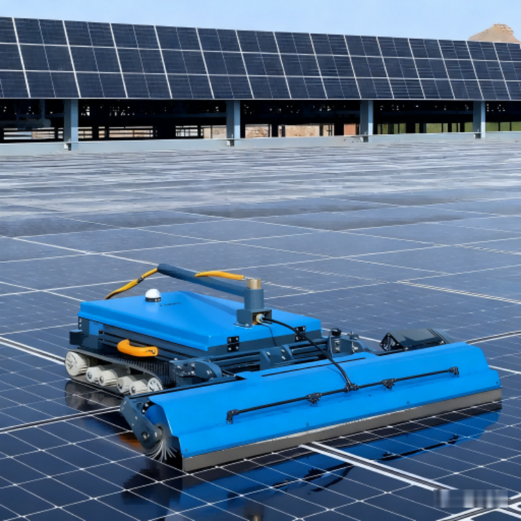 High Efficiency Photovoltaic Cleaning Solution Solar Panel Cleaning Robot