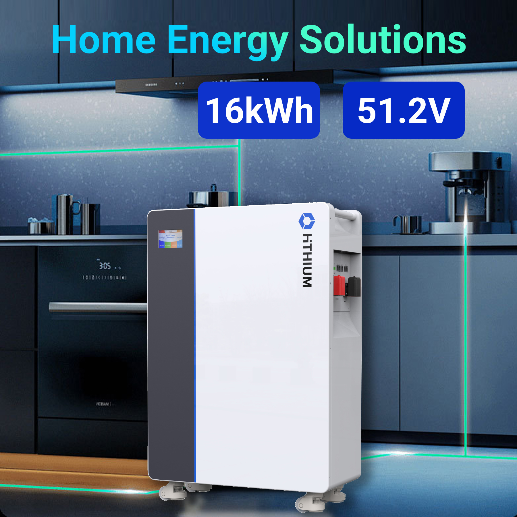 16KWH Best Solar Generator Hithium Power Station Lithium Battery Solar Energy System Generator Solar Power Bank