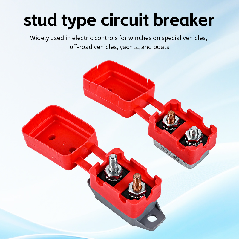 10-50A 12V DC MCB Topstone E5 Dual Battery Auto Reset Circuit Breaker Marine Boat Solar Power Distribution Electrical Equipment