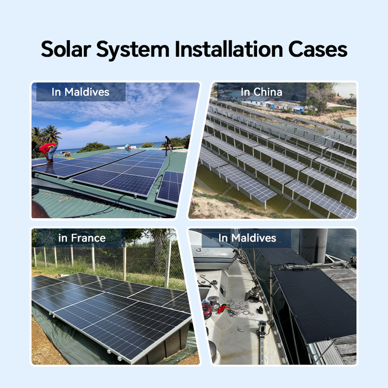 12KW Off-Grid Hybrid Solar System 12000 Watts Solar Inverter with 51.2V 400Ah LiFePO4 Battery and Dual MPPT Charger