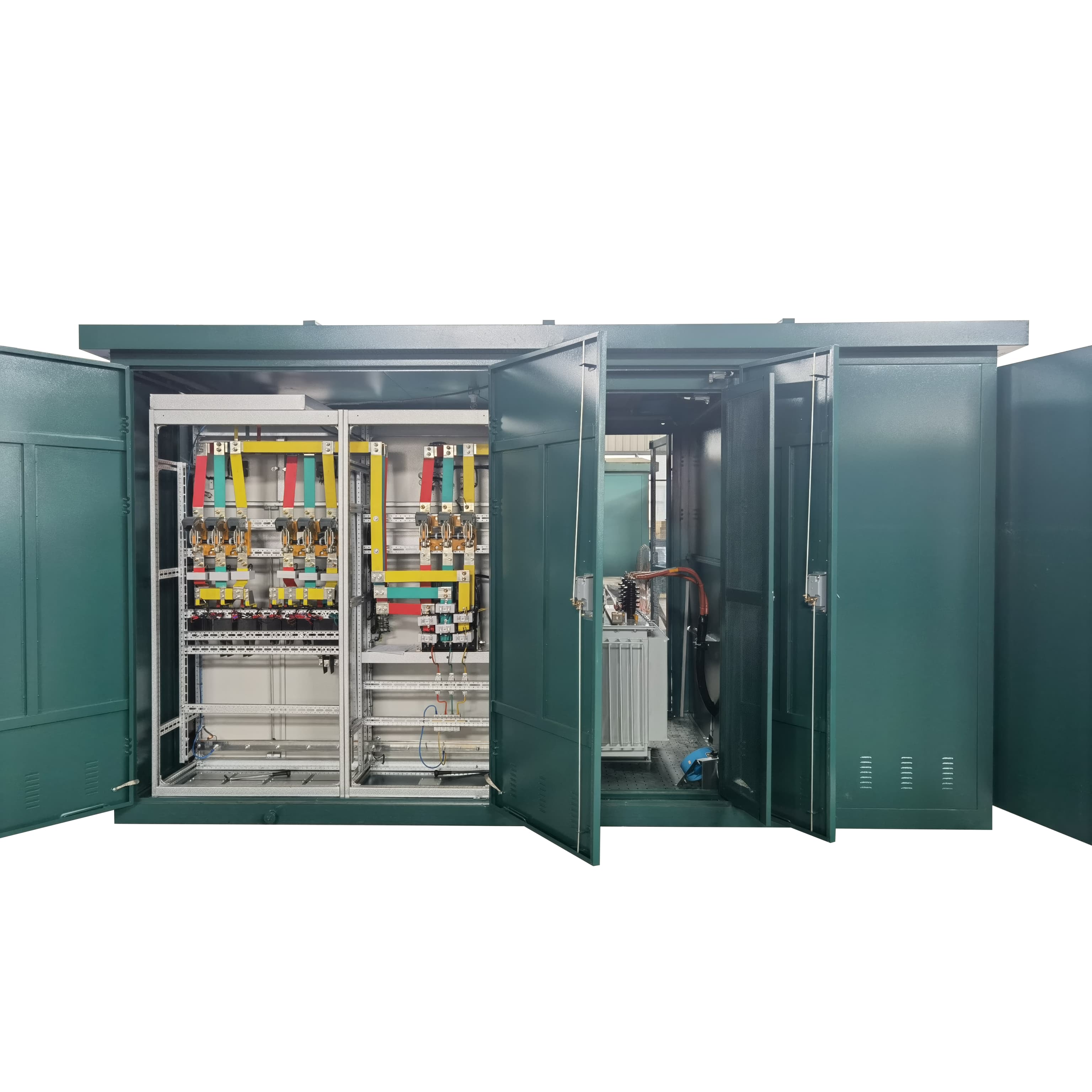 Outdoor Electrical Distribution Equipment High/Low Voltage Complete Set Transformers Solar Power Station 6KV Input Three Phase