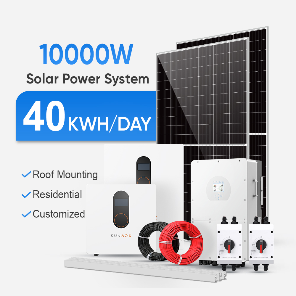 Photovoltaic Hybrid Solar Energy System 3Kw 5Kw 10Kw 15Kw 20Kw 30Kw Complete off Grid Solar Power System Kit for Home