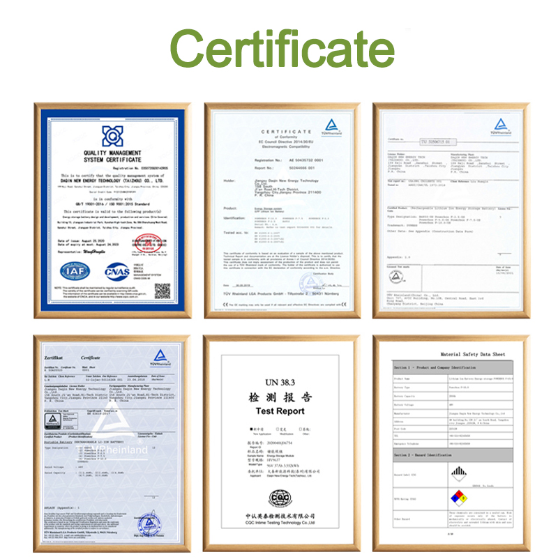 Certifications Image