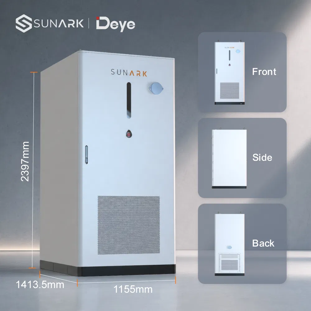 High Efficiency 125kw Deye Inverter 261kwh Solar Hybrid Bess Cabinet Outdoor Integrated Energy Storage Solution for Industrial Power Supply