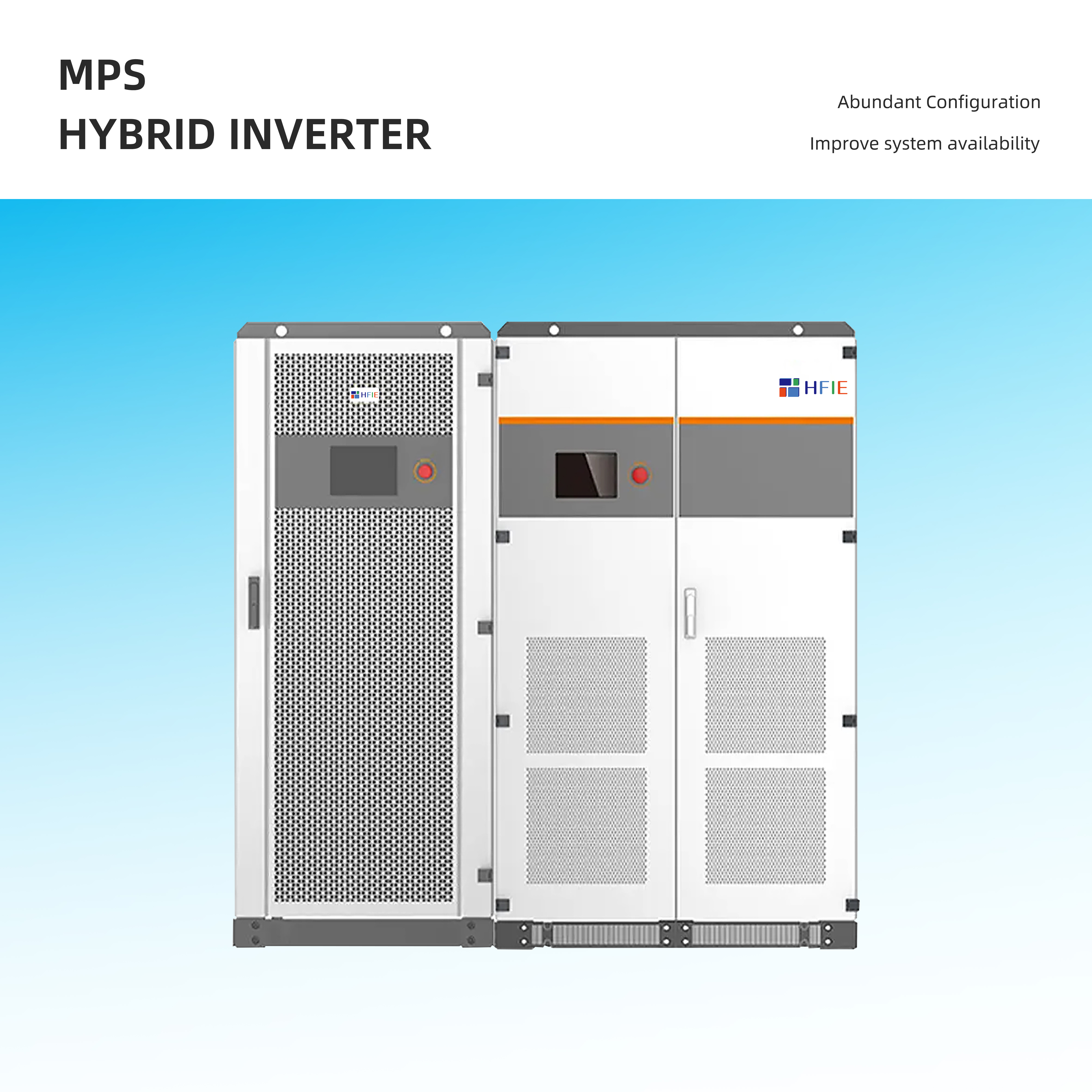 HFIE 250kW 500kWh Solar Energy Storage System Hybrid Inverter Lithium Battery Complete Backup Power Solution